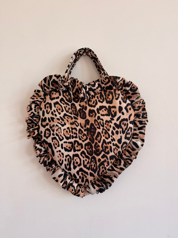 Leopard ruffle mini