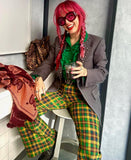 Laptop Love Bomb Leopard Print Frill Heart Bag (Pre Order for December)