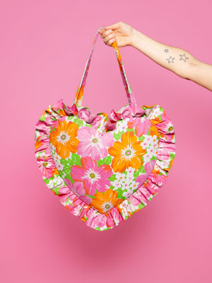 Vintage Fruity Loop - Floral Maxi Love Bomb Bag