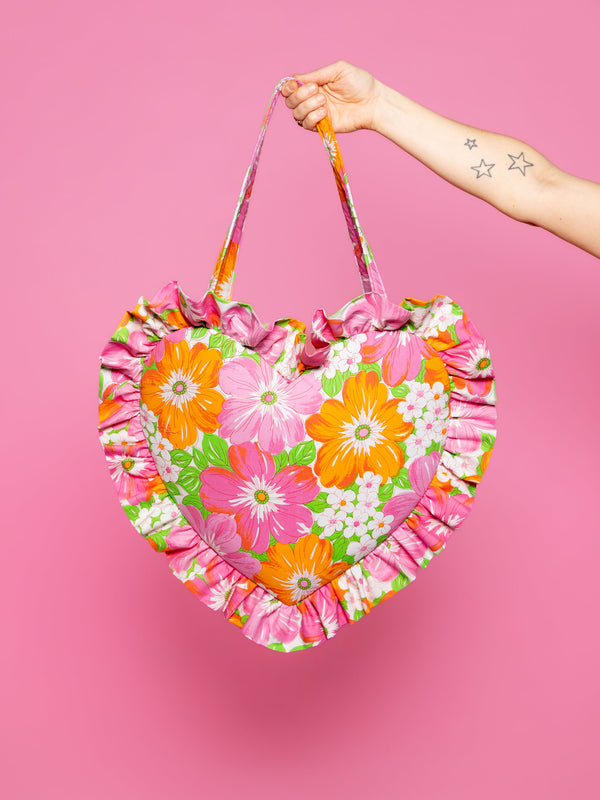 Vintage Fruity Loop - Floral Maxi Love Bomb Bag